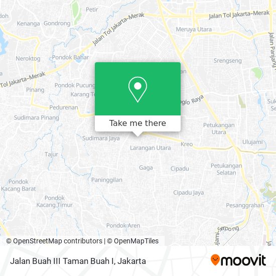 Jalan Buah III Taman Buah I map