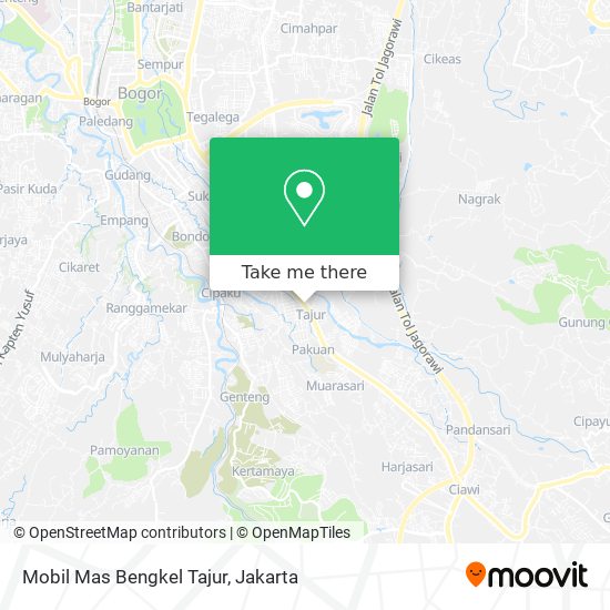 Mobil Mas Bengkel Tajur map