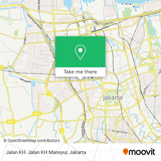 Jalan KH. Jalan KH Mansyur map