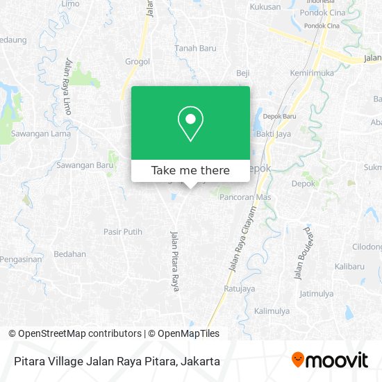 Pitara Village Jalan Raya Pitara map
