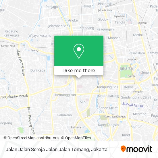 Jalan Jalan Seroja Jalan Jalan Tomang map