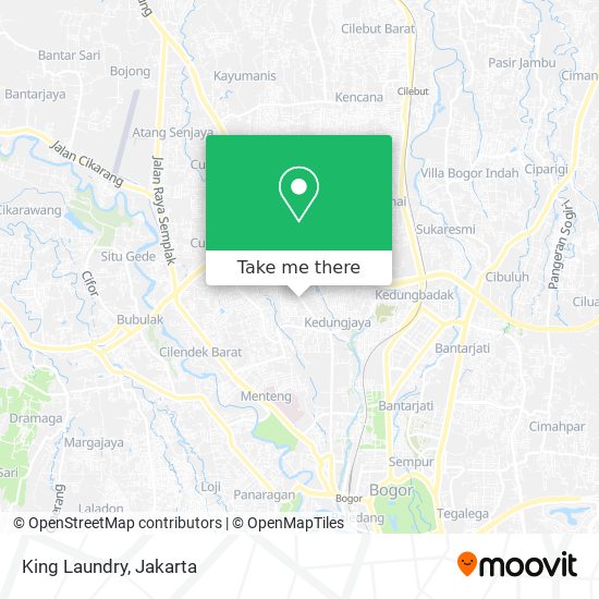 King Laundry map