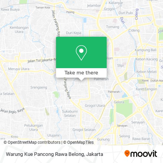 Warung Kue Pancong Rawa Belong map