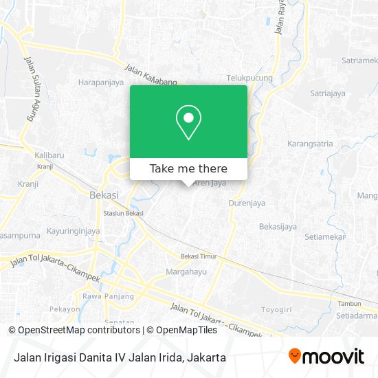 Jalan Irigasi Danita IV Jalan Irida map