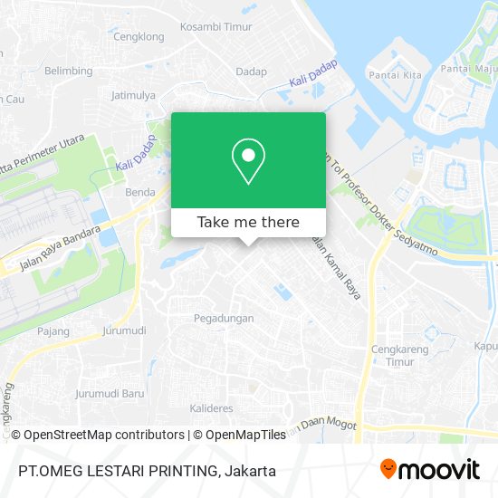 PT.OMEG LESTARI PRINTING map