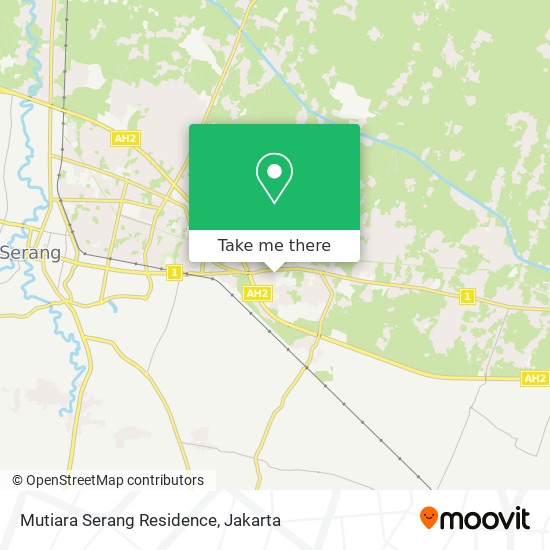 Mutiara Serang Residence map