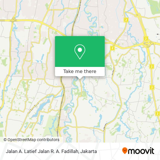 Jalan A. Latief Jalan R. A. Fadillah map