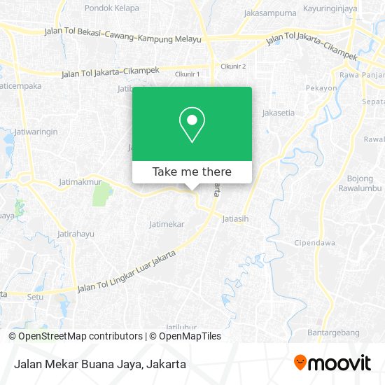 Jalan Mekar Buana Jaya map