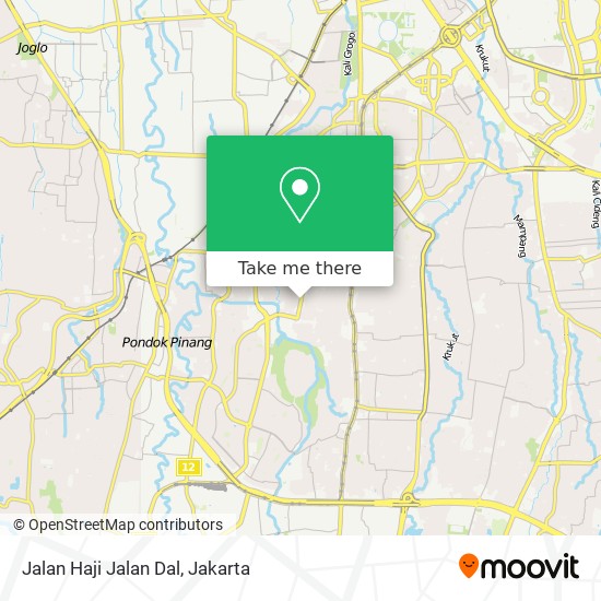 Jalan Haji Jalan Dal map