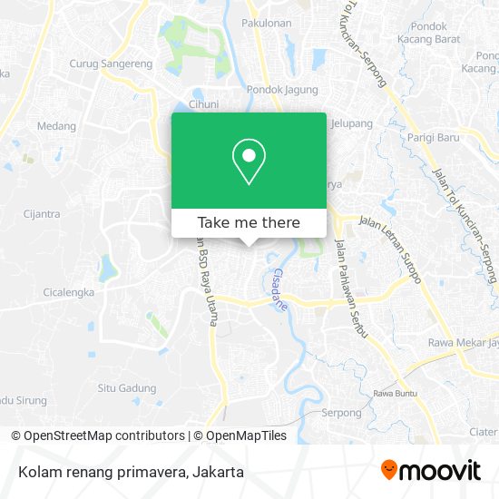 Kolam renang primavera map