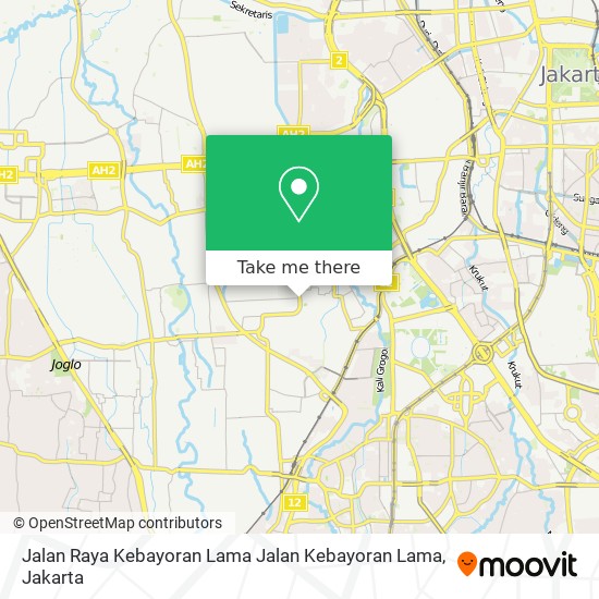 Jalan Raya Kebayoran Lama Jalan Kebayoran Lama map