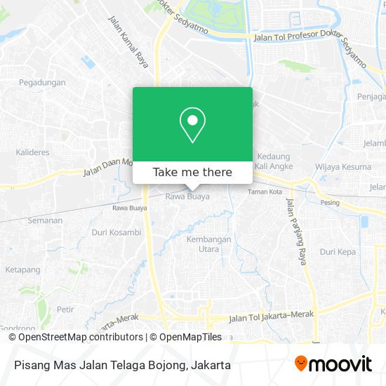 Pisang Mas Jalan Telaga Bojong map