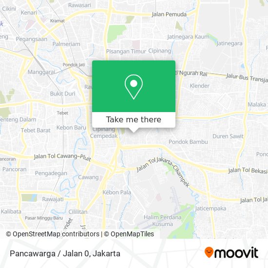 Pancawarga / Jalan 0 map