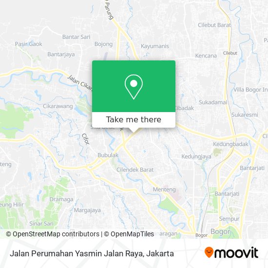 Jalan Perumahan Yasmin Jalan Raya map