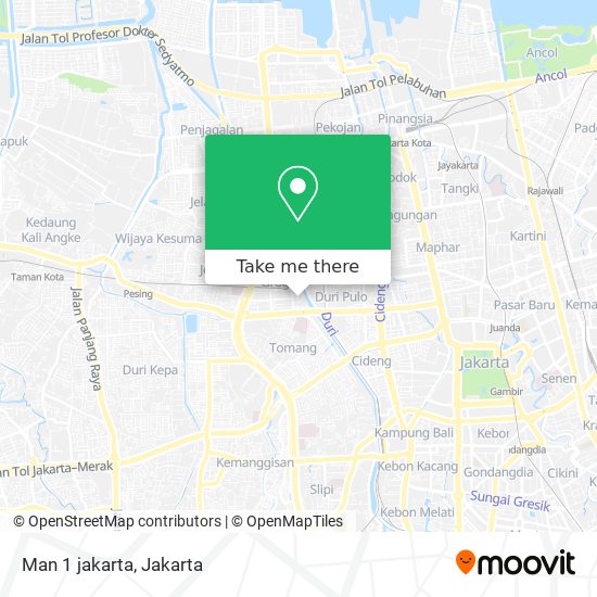 Man 1 jakarta map