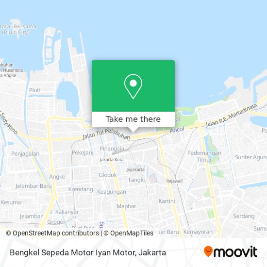 Bengkel Sepeda Motor Iyan Motor map