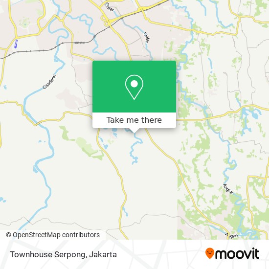 Townhouse Serpong map