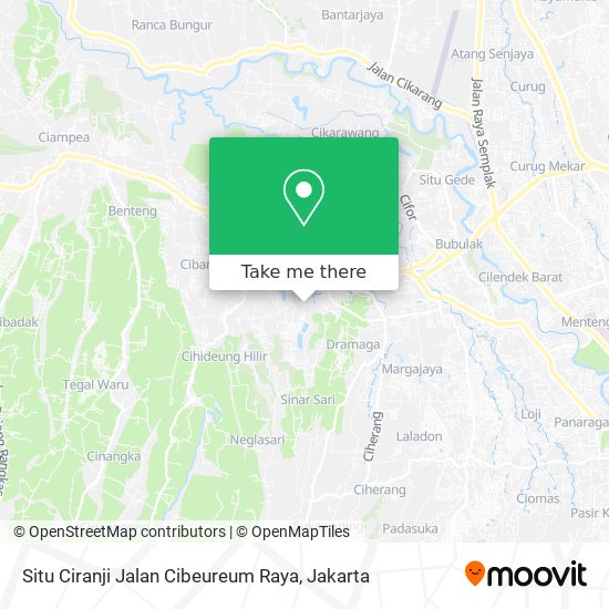 Situ Ciranji Jalan Cibeureum Raya map