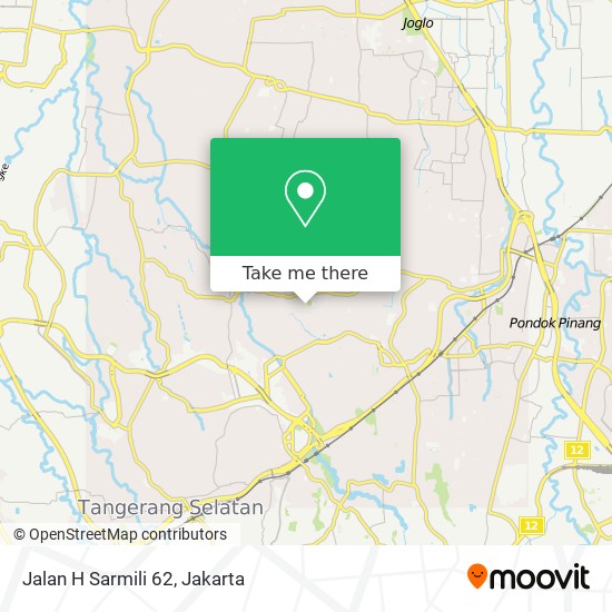 Jalan H Sarmili 62 map