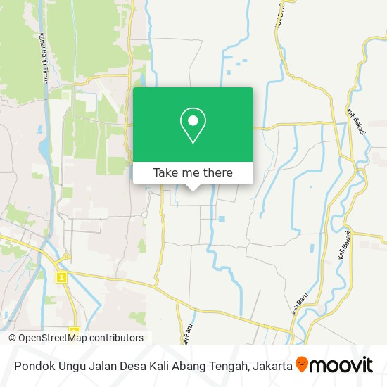 Pondok Ungu Jalan Desa Kali Abang Tengah map