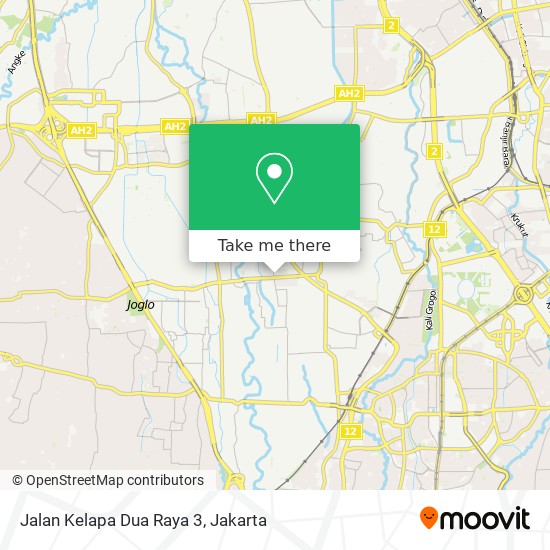 Jalan Kelapa Dua Raya 3 map