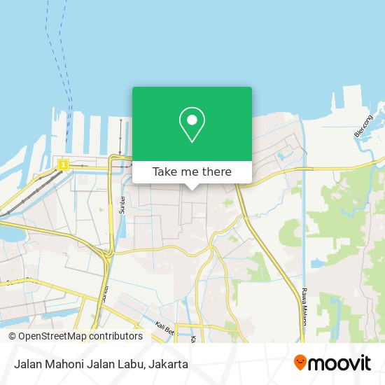 Jalan Mahoni Jalan Labu map