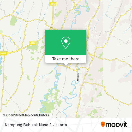 Kampung Bubulak Nusa 2 map