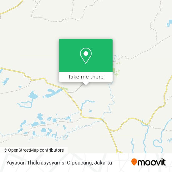 Yayasan Thulu'usysyamsi Cipeucang map