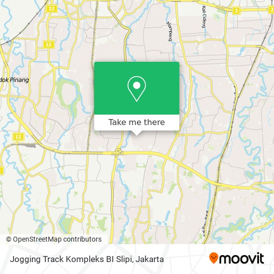 Jogging Track Kompleks BI Slipi map