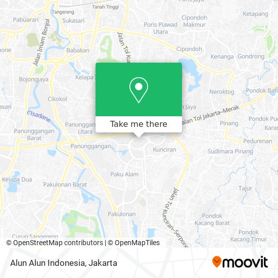 Alun Alun Indonesia map