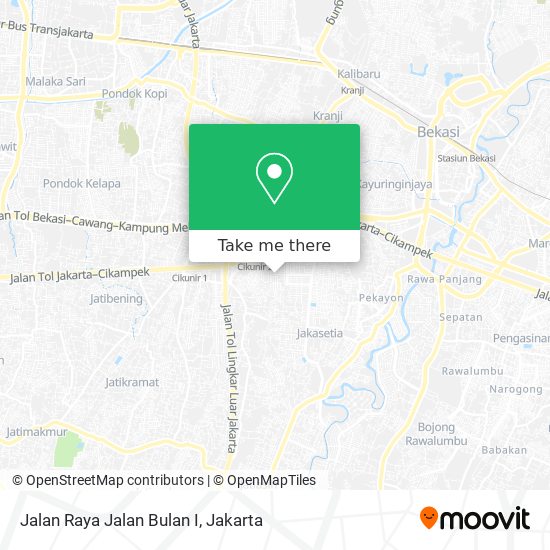 Jalan Raya Jalan Bulan I map