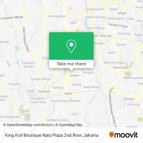 King Koil Boutique Ratu Plaza 2nd floor map