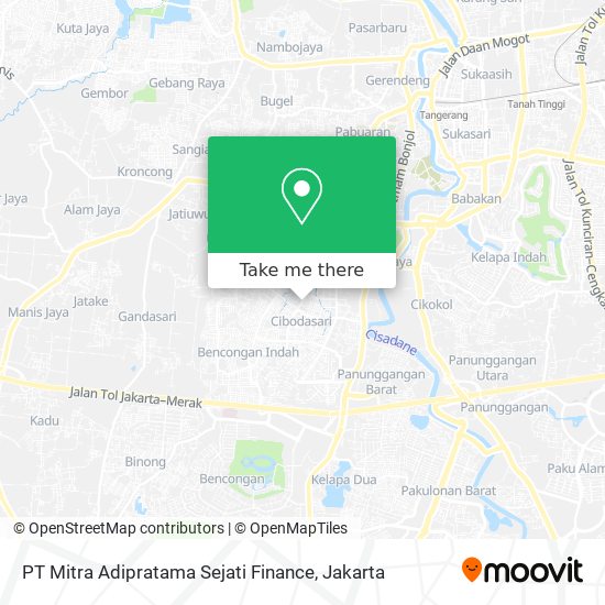 PT Mitra Adipratama Sejati Finance map