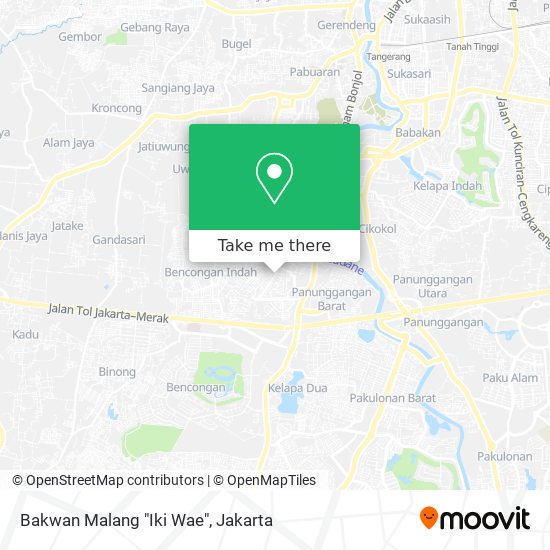 Bakwan Malang "Iki Wae" map