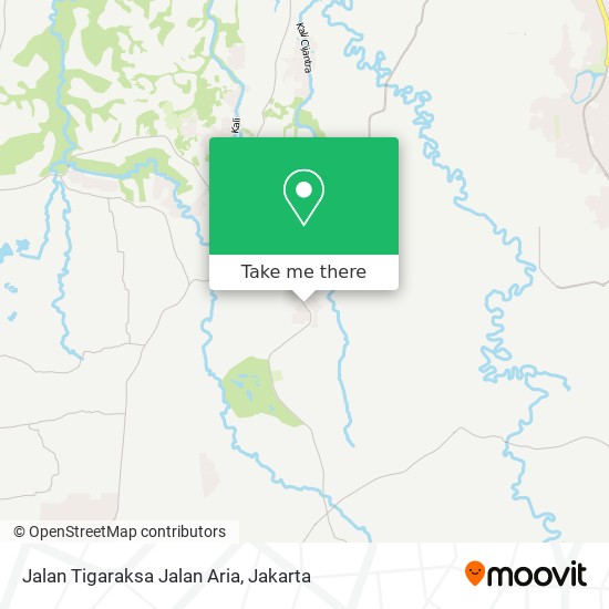 Jalan Tigaraksa Jalan Aria map