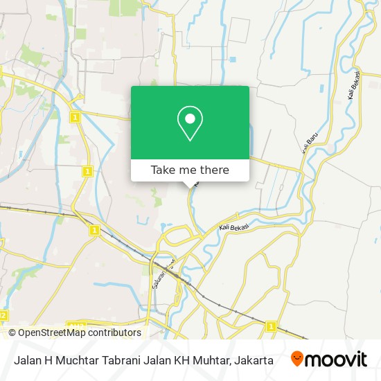 Jalan H Muchtar Tabrani Jalan KH Muhtar map