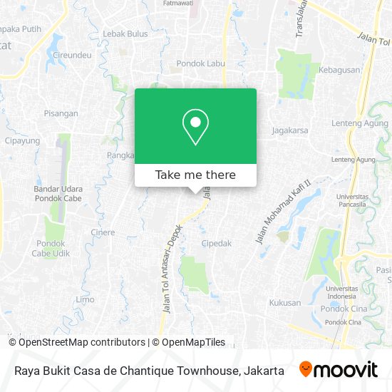Raya Bukit Casa de Chantique Townhouse map