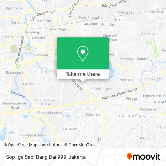 Sop Iga Sapi Bang Dai 999 map