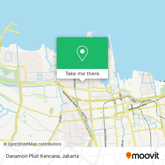 Danamon Pluit Kencana map