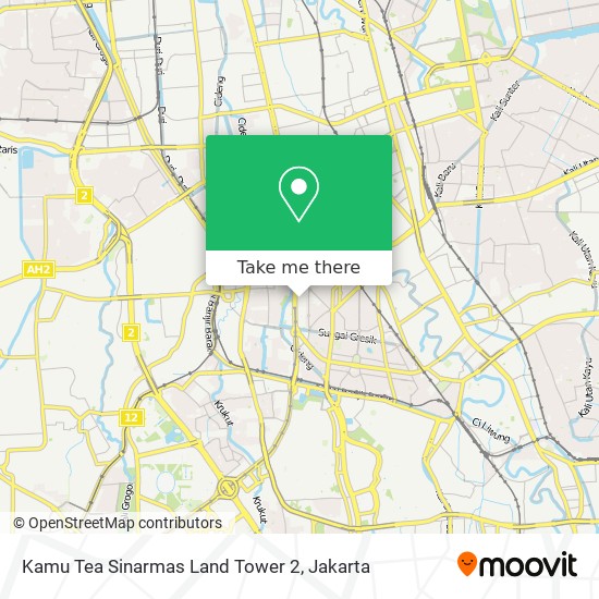 Kamu Tea Sinarmas Land Tower 2 map