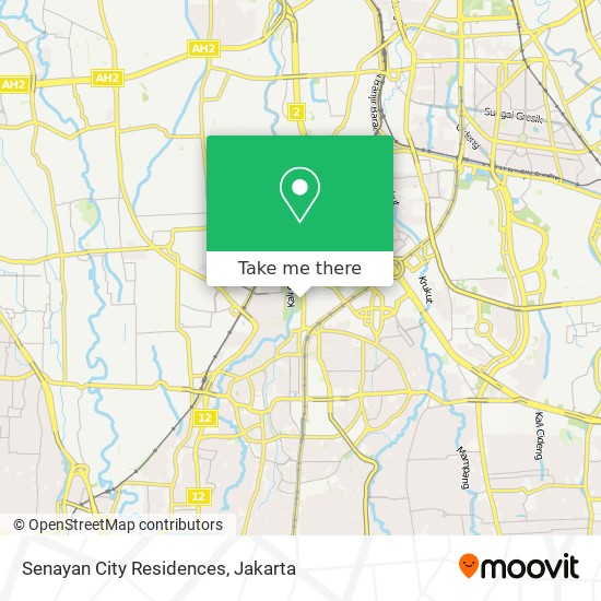 Senayan City Residences map