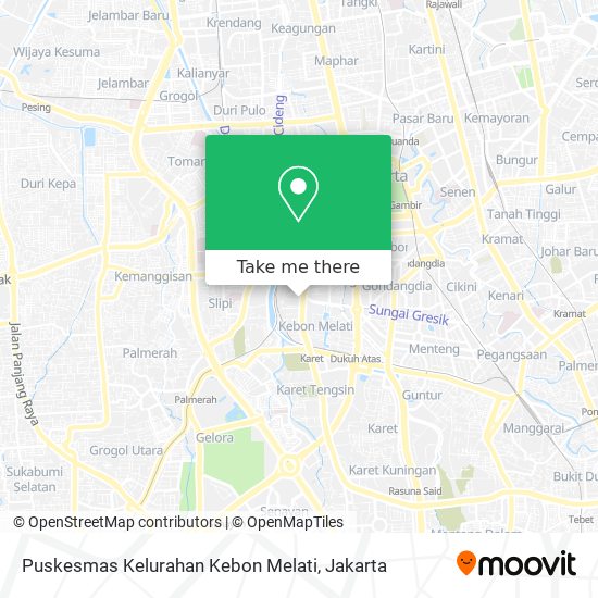 Puskesmas Kelurahan Kebon Melati map