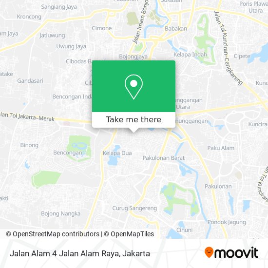 Jalan Alam 4 Jalan Alam Raya map