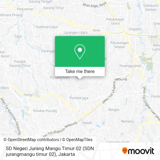 SD Negeri Jurang Mangu Timur 02 (SDN jurangmangu timur 02) map