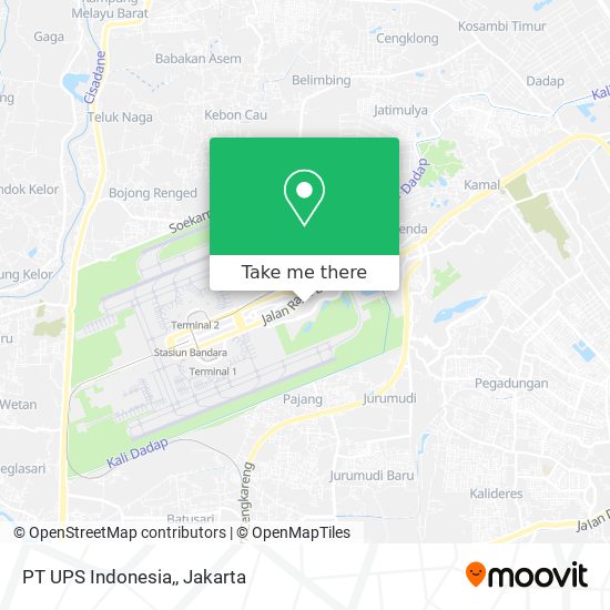 PT UPS Indonesia, map