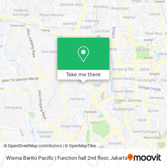 Wisma Barito Pacific | Function hall 2nd floor map