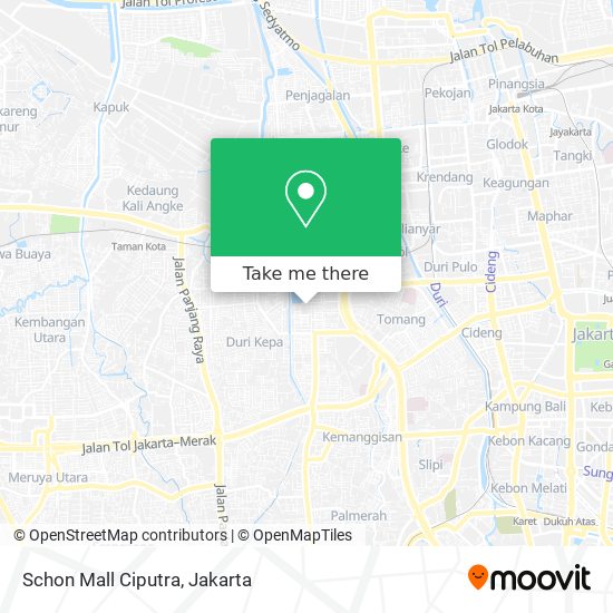 Schon Mall Ciputra map