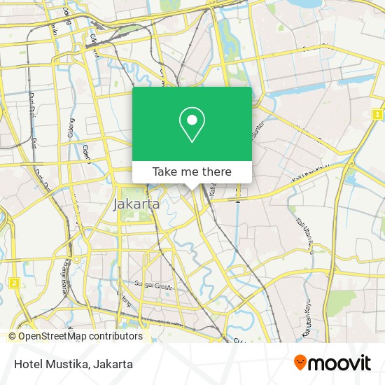 Hotel Mustika map