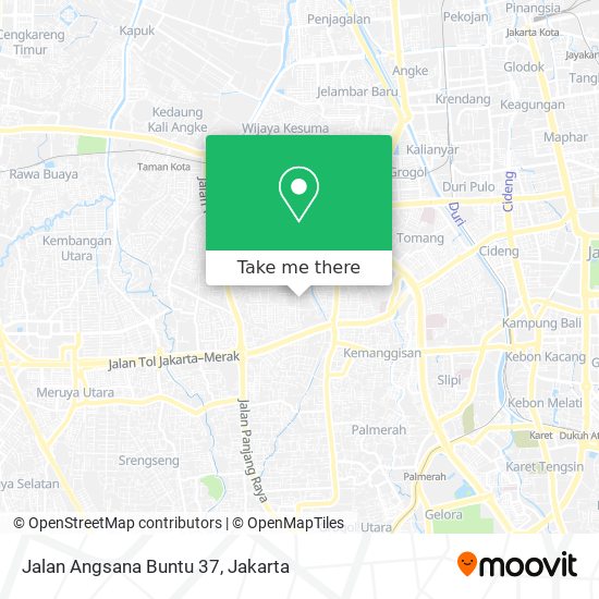 Jalan Angsana Buntu 37 map