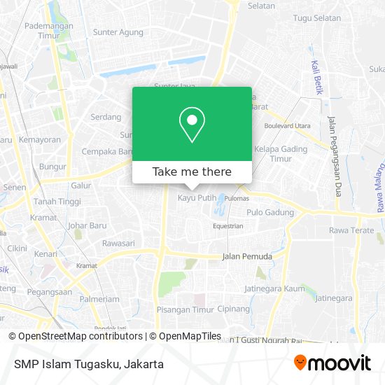 SMP Islam Tugasku map